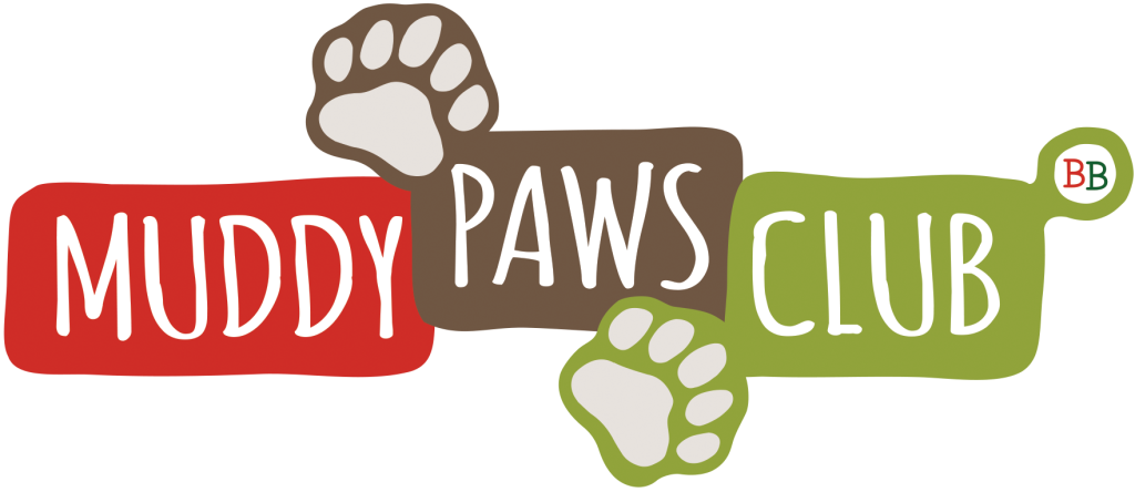Binky Bear muddy paws club logo